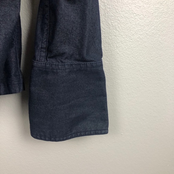 The Gap Western style Chambray top - size M - Picture 5 of 9